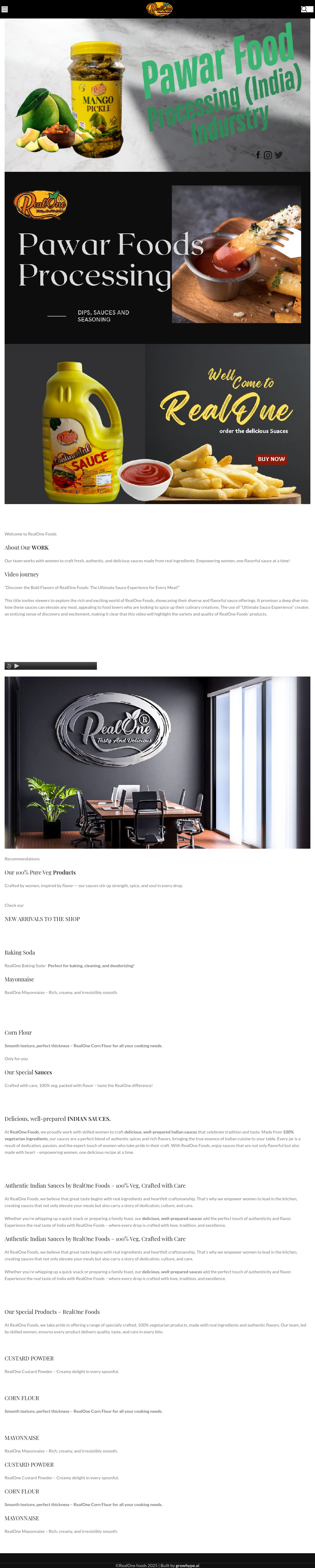 Thumbnail for http://realonefoods.com